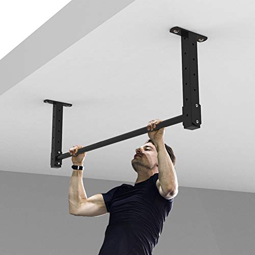 HAHABarras de dominadas Pull-up Bar, Techo De Barras Horizontal Se Puede Ajustar En Altura, Destinadas A Brazo Ejercicio, Fuerza Equipo De Formación, De Carga De 300 Kg (Color : Steel)