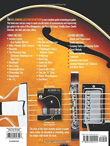 Hal leonard guitar method - jazz guitar guitare +cd: A Comprehensive Guide with Detailed Instruction and More Than 20 Great Jazz Standards