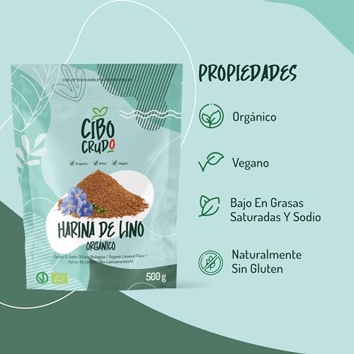 Harina de Avena Ecológica Integral En Polvo - 500g. Harina Avena Integral Molida en Polvo Sabores Neutro sin Gluten. Harina Proteica para Pizza Pasta o Dulces como Pancakes.