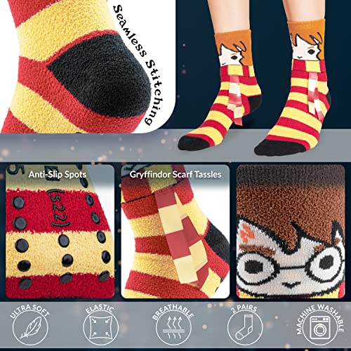 Harry Potter Calcetines Antideslizantes Mujer de Casa - Pack de 2