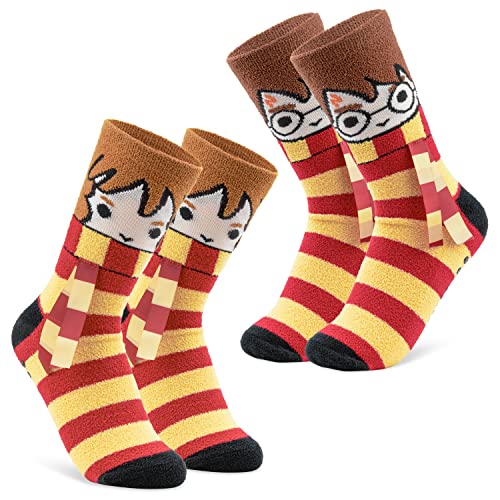 Harry Potter Calcetines Antideslizantes Mujer de Casa - Pack de 2