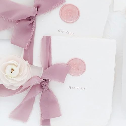 HASUDEI 3 Rollos de Gasa Rosa para Regalo 3.8cmx6m Cintas Decorativas para Regalos Cinta Organza Ancha para Adornar Regalos para Fiestas Boda Manualidades Decoración