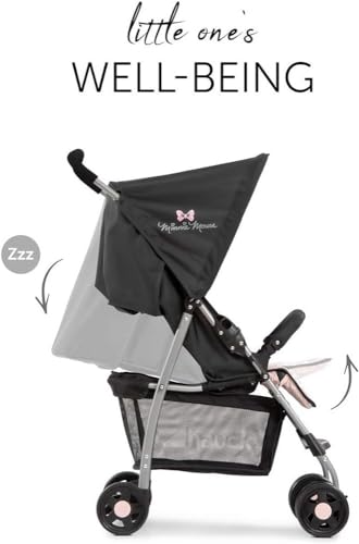 hauck Sport Carrito Bebe, Silla de Paseo Ligera desde el Nacimiento hasta 18 kg, Carro Plegable Ultraligero, Reclinable, Carro Bebe, Cesta Grande, Minnie Rosa