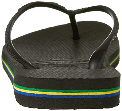 Havaianas Havaianas Brasil, Chanclas Unisex adulto, Negro, 41/42 EU