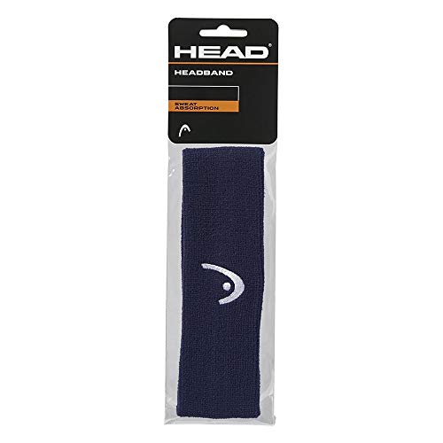 HEAD Cinta para la Cabeza Accesorio de Tenis, Adultos Unisex, Navy, Talla única