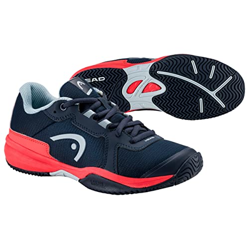 Head Sprint 3.5 Junior, Tenis Unisex niños, Blueberry/Coral, 33.5