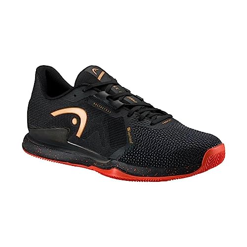 HEAD Zapatillas de Tenis para Hombre Sprint Pro 3.5 Clay Negro Unisex, Gimnasia, 42 EU