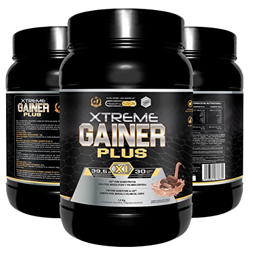 Healthy Fusion Extreme Gainer | Con Proteína Whey, Magnesio, Harina de Avena y Maca | Alto contenido en Hidratos de Carbono | Sabor chocolate | 1,5kg