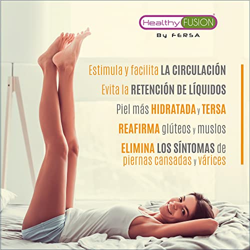 Healthy Fusion Potente Anticelulítico | Reductor Intensivo | Reafirma, tonifica y elimina celulitis y la piel de naranja | Lipólisis, L-Carnitina, CLA, Extracto de Cacao | 100 cápsulas