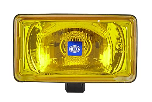 HELLA 1FB 005 860-261 Halógena-Faro de carretera - Comet 450 - 12V - rectangular - atornillado - Cristal dispersor con dibujos - Color de tulipa: amarillo - derecha/izquierda