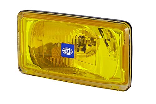 HELLA 1FB 005 860-261 Halógena-Faro de carretera - Comet 450 - 12V - rectangular - atornillado - Cristal dispersor con dibujos - Color de tulipa: amarillo - derecha/izquierda