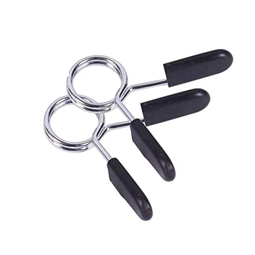 Helweet Collares de Resorte Abrazaderas, Pinza de Resorte Clips, Abrazaderas Mancuerna, Pinza de Resorte Mancuerna, Resorte Abrazaderas Collares, 4 Piezas, Diámetro 30 mm