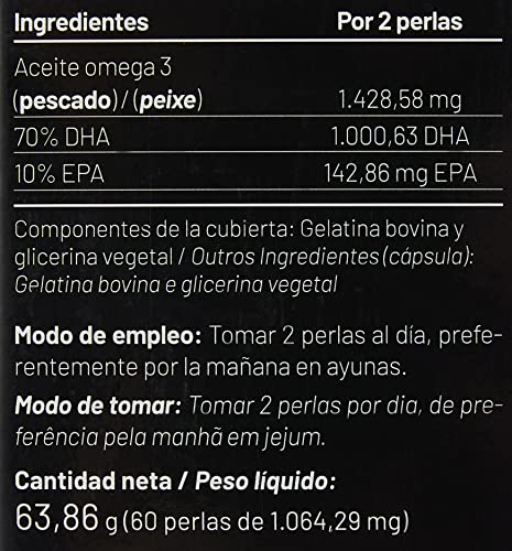 Herbora NEUROMEN DHA 60perl, Neutro, Estándar