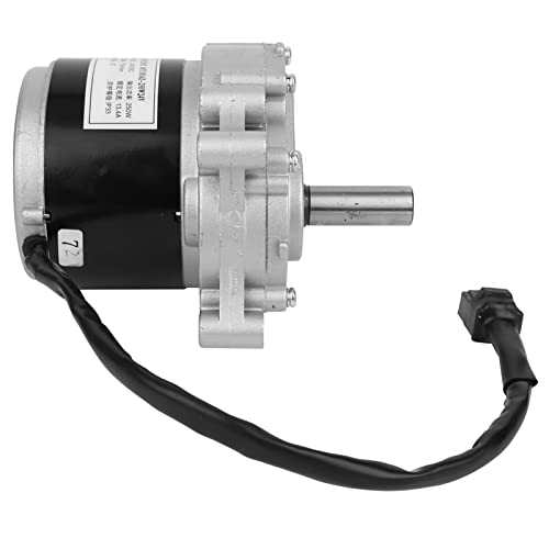 HERCHR Motor Eléctrico De 24V 250W Cepillado, Motor De Cepillo De Baja Velocidad De Metal 75r/min Motor De Cepillo De Sillas De Ruedas Eléctricas De Metal De 24V 250W