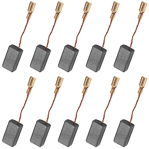 Herramienta eléctrica de repuesto de escobillas de carbón 10PCS para S1M-FF03-100A / 6-100 A86C Makita-Replaces-16 * 8 * 5 * 46 mm - Escobillas de carbón premium confiables y duraderas