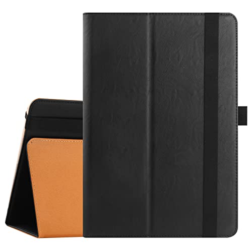 HGWALP Funda Protectora Universal para Tabletas de 9 y 10,1 Pulgadas, con Correa de Mano y función de Soporte-Black