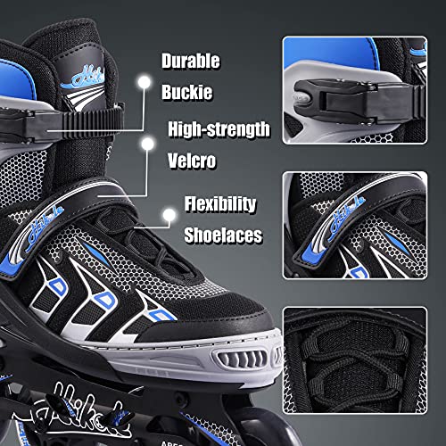 Hikole Patines en línea Outdoor para Hombres y Adolescentes, Patines en línea para Principiantes con Ruedas de PU