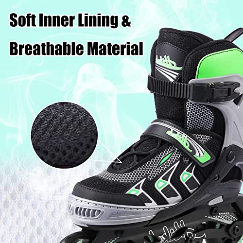 Hikole Patines en Línea Patines para Adultos Mujer Hombre Ajustables Patines para Principiantes Patines para Exteriores e Interiores 37-44