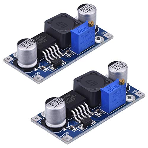 HiLetgo 2pcs XL6009 4A DC-DC Adjustable Step-up Boost Power Module 3-32V Input 5-35V Output Replace LM2577