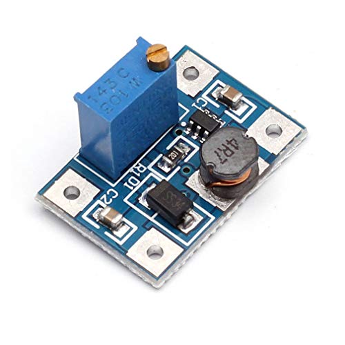 HiLetgo 5pcs SX1308 DC-DC Step up Power Module Adjustable Booster Module Big Current 2A