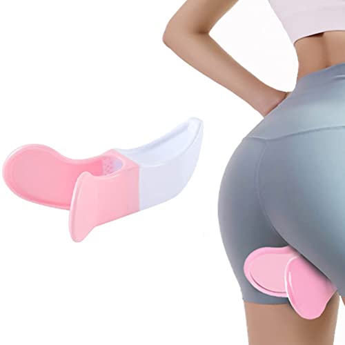 Hillylolly Entrenador Cadera, Ejercitador de Muslos Internos, Ejercitador de Gluteos, Hips Trainer, Rosa y Blanco, 25 * 10 * 10 cm, 1 PCS, Accesorios de Yoga y Pilates, para Mujeres