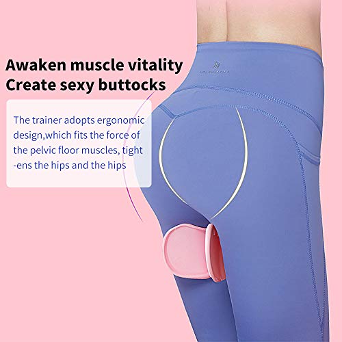 Hillylolly Entrenador Cadera, Ejercitador de Muslos Internos, Ejercitador de Gluteos, Hips Trainer, Rosa y Blanco, 25 * 10 * 10 cm, 1 PCS, Accesorios de Yoga y Pilates, para Mujeres