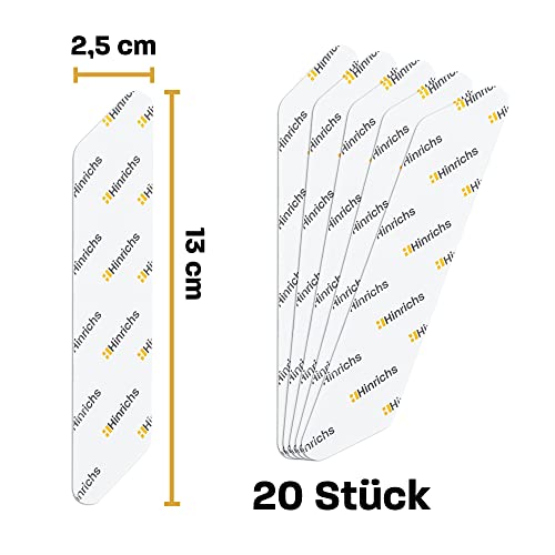 Hinrichs 20 x Antideslizantes para Alfombras - Sujeta Alfombras Antideslizante Alfombra - Ideal como Fijar Alfombra al Suelo para Alfombra Adecuado para Parqué, Laminado, Baldosas, Corcho y Vinilo