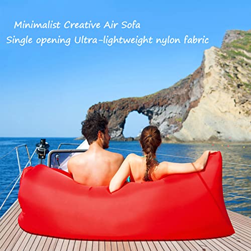 Hixingo Sofá Hinchable Camping, Sofá de Aire Hamaca con Paquete Portátil Cama Camping Cama de Aire Sofá para Viajar, Acampar,Viaje, Piscina Partidos Playa (Pétalos,180 * 88 * 63 cm)