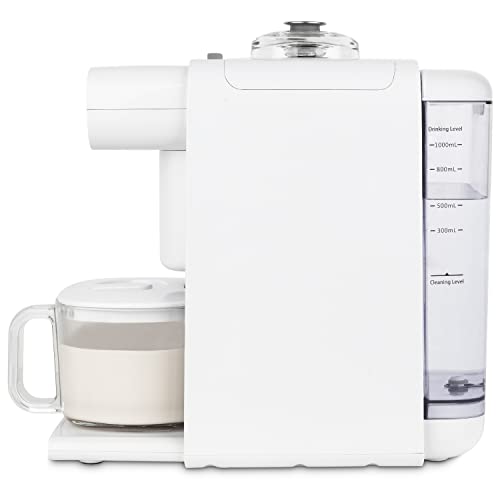 H.Koenig Máquina de leche vegetal NATY210 H.KOENIG 1000W, Pantalla Táctil, 6 Programas, Capacidad 1L, Cuchillas de Acero Inoxidable, Limpieza Automática, NATY