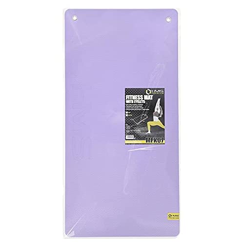 HMS Premium MFK07 Purple Club Fitness Mat with Holes