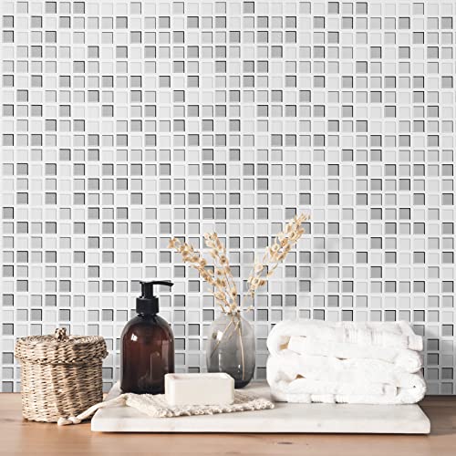 Hode Vinilo Azulejos Adhesivo Mosaico Impermeable Autoadhesivo Baño Cocina Decoración 40X300cm