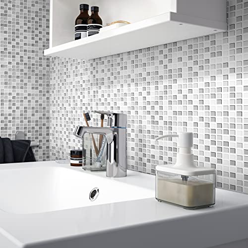 Hode Vinilo Azulejos Adhesivo Mosaico Impermeable Autoadhesivo Baño Cocina Decoración 40X300cm