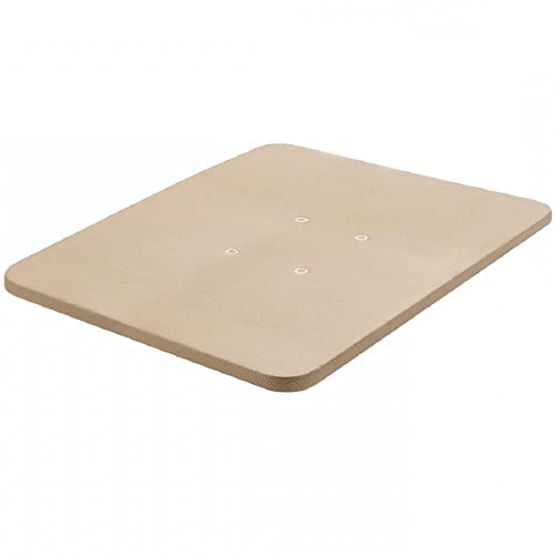 HOGAR24 ES Base tapizada 150 x 190 Reforzada sin Patas, tapizado 3D Color Beige + 4 válvulas de transpiración