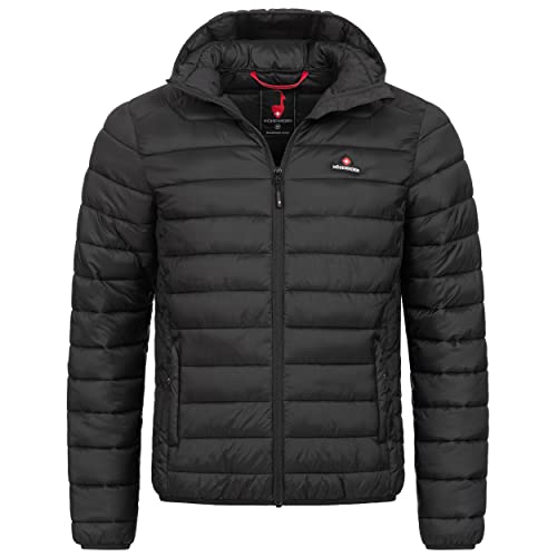 Höhenhorn Balmhorn Chaqueta acolchada con capucha para hombre, chaqueta de entretiempo, L