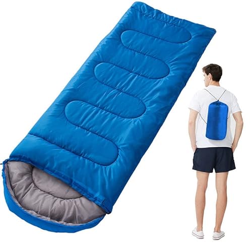 Homvik Saco de Dormir Ultraligero Impermeabile Resistante al Viento para Tres Estaciones Sacos de Dormir de Momia para Camping Montañismo Senderismo etc