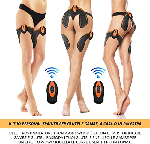 HONGXIAN Desarrollo Muscular - Dispositivo de Entrenamiento EMS para la estimulación focalizada de los glúteos - Entrenador de Caderas EMS - Electroestimulador de glúteos