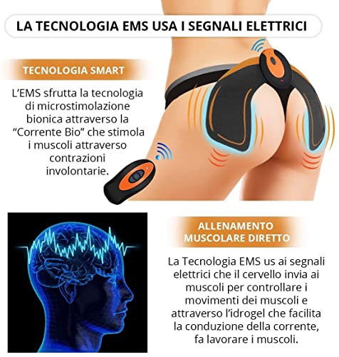 HONGXIAN Desarrollo Muscular - Dispositivo de Entrenamiento EMS para la estimulación focalizada de los glúteos - Entrenador de Caderas EMS - Electroestimulador de glúteos