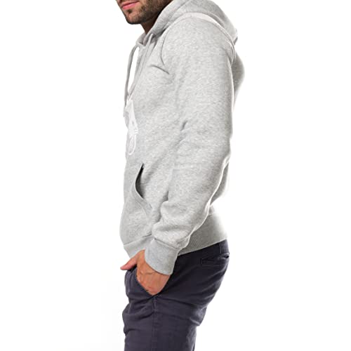 HOPENLIFE Oden Sudadera con Capucha, Gris, S para Hombre