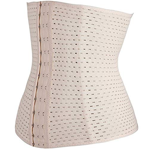 HotYou Corset Fajas Reductoras Cinturon Formación Cincher Bustier para Mujer,Beige,L