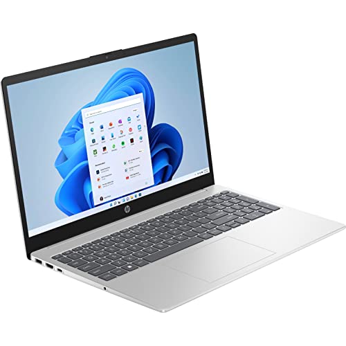 HP 15-fd0075ns - Ordenador portátil de 15.6" Full HD (Intel Core i5-1335U, 16GB RAM, 512GB SSD, Intel Iris Xe Graphics, Windows 11 Home) Silver - Teclado QWERTY Español