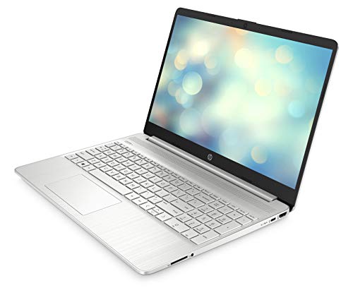 HP 15s-eq2171ns - Ordenador portátil de 15.6" Full HD (AMD Ryzen 7 5700U, 16GB RAM, 1TB SSD, AMD Radeon Graphics, Sin Sistema Operativo) Plata - Teclado QWERTY Español