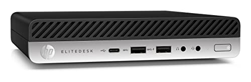 HP EliteDesk 800 G3 DM/Core i5 6500T 2,5 GHz, 8 GB de RAM, SSD de 256 GB, Tarjeta gráfica Intel HD, Windows 10 Pro (reacondicionado)