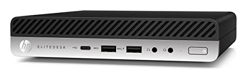 HP EliteDesk 800 G3 DM/Core i5 6500T 2,5 GHz, 8 GB de RAM, SSD de 256 GB, Tarjeta gráfica Intel HD, Windows 10 Pro (reacondicionado)