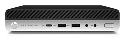 HP EliteDesk 800 G3 DM/Core i5 6500T 2,5 GHz, 8 GB de RAM, SSD de 256 GB, Tarjeta gráfica Intel HD, Windows 10 Pro (reacondicionado)