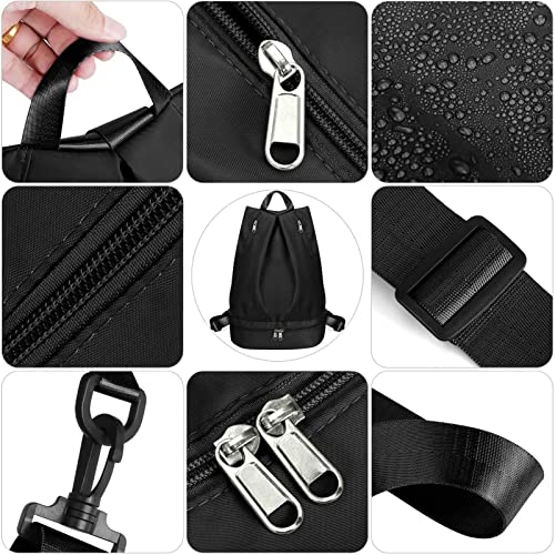 HUA ANGEL Nylon Impermeable Bolso Mochila Deportiva Mujer Casual MúLtiples Bolsillos Mochila Hombre Deportiva Con Zapatero Seca Y Mojada De NatacióN Gimnasio Yoga Viaje