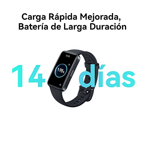 HUAWEI Band 8 Smart Watch, Diseño fino, Seguimiento Preciso del Sueño, Batería de 14 días, Compatible con Android e iOS, para Salud y Bienestar,Versión Española, Negro