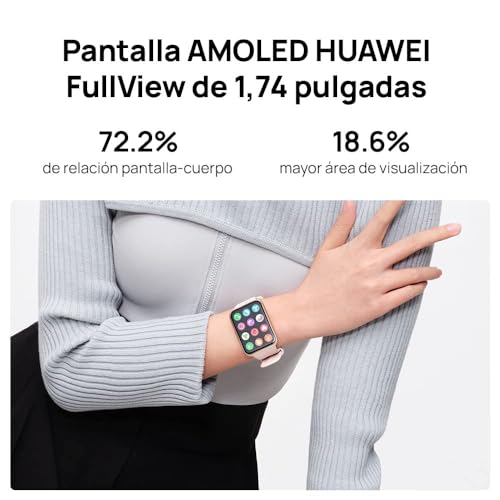 HUAWEI Watch Fit 2 Smartwatch Deportivo con GPS, Llamadas Bluetooth, Gestión de Vida Saludable, Batería Larga Duración, Animaciones Entrenamiento Rápido, Monitorización SpO2, Negro