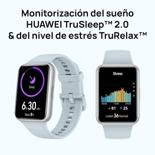 HUAWEI Watch Fit 2 Smartwatch Deportivo con GPS, Llamadas Bluetooth, Gestión de Vida Saludable, Batería Larga Duración, Animaciones Entrenamiento Rápido, Monitorización SpO2, Negro