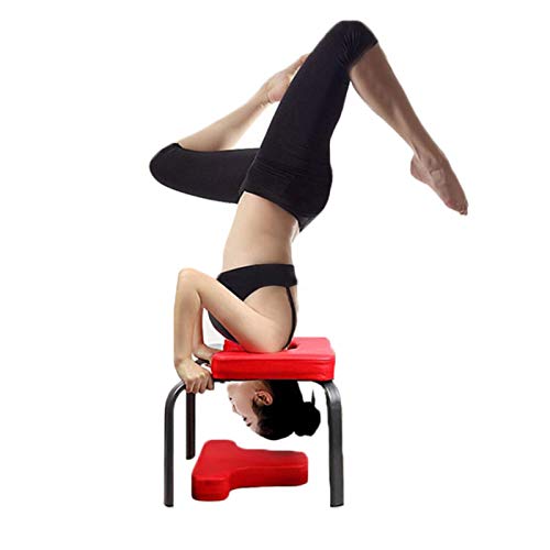 Huaxingda inversión balanceo | Banco Soporte Cabeza Yoga con Almohadillas PVU Suaves Entrenador pies para Practicar Soporte Cabeza | Silla Yoga con Soporte