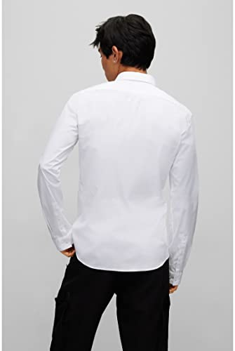 HUGO Ero3-w Camisa, Open White199, M para Hombre